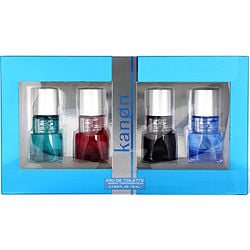 Kanon Variety By Scannon 4 Piece Variety With Acqua Sport & Red Sport & Blue Sport & Black Sport & All Are Edt Spray 0.5 Oz (Men) - Rochan Shop