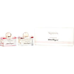 Salvatore Ferragamo Variety By Salvatore Ferragamo 2 Piece Womens Mini Variety With Signorina Edp & Signorina In Fiore Edt And Both Are Spray (Women) - Rochan Shop