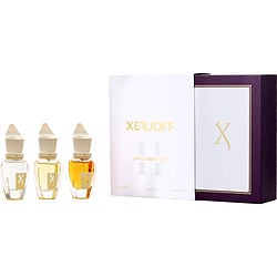 Xerjoff Variety By Xerjoff 3 Piece Mini Variety With Muse & Apollonia & Accento Overdose And All Are Eau De Parfum Spray 0.5 Oz Mini (Unisex)