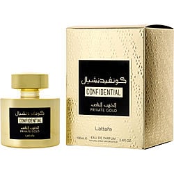 Lattafa Confidential Private Gold By Lattafa Eau De Parfum Spray (Unisex)