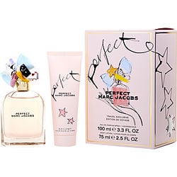 Marc Jacobs Perfect By Marc Jacobs Eau De Parfum Spray 3.4 Oz & Body Lotion (Women) - Rochan Shop