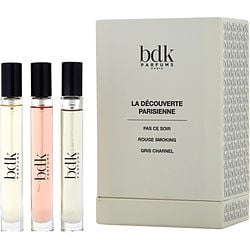 Bdk Parfums By Bdk Parfums 3 Piece Mini Variety With Pas Ce Soir & Rouse Smoking & Gris Charnel And All Are Eau De Parfum 10 Ml/0.33 Oz (Unisex)