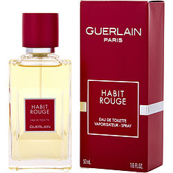 Habit Rouge By Guerlain Edt Spray (Men) - Rochan Shop