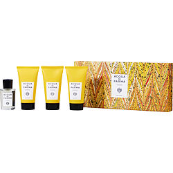 Acqua Di Parma Collezione Barbiere By Acqua Di Parma Eau De Cologne 0.67 Oz & Face Wash 1.35 Oz & Shaving Cream 1.35 Oz & Face Cream 1.35 Oz (Men) - Rochan Shop