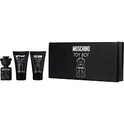 Moschino Toy Boy By Moschino Eau De Parfum 0.17 Oz & Aftershave Balm 0.8 Oz & Bath And Shower Gel 0.8 Oz (Men)