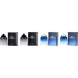 Coach Variety By Coach 4 Piece Mini Variety With Coach Edt X2 & Man Blue Edt X2 And All Are (Men)