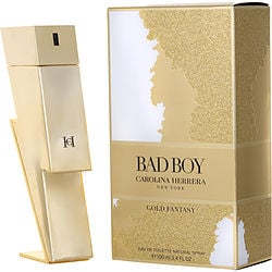 Ch Bad Boy Gold Fantasy By Carolina Herrera Edt Spray 3.4 Oz (Collector's Edition (Men)