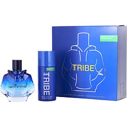 Benetton Tribe By Benetton Edt Spray 3 Oz & Deodorant Spray (Men) - Rochan Shop