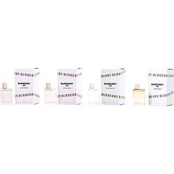 Burberry Variety By Burberry 4 Piece Womens Variety With Burberry Her Eau De Parfum X 2 & Burberry Her Edt & Her London Dream Eau De Parfum And All Are 0.17 Oz Minis (Women) - Rochan Shop