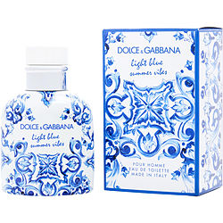 D & G Light Blue Summer Vibes By Dolce & Gabbana Edt Spray (Men) - Rochan Shop