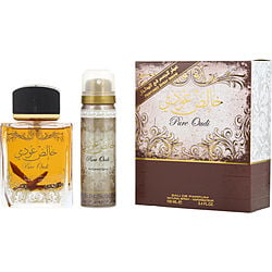 Lattafa Pure Oudi By Lattafa Eau De Parfum Spray 3.4 Oz & Deodorant (Unisex) - Rochan Shop