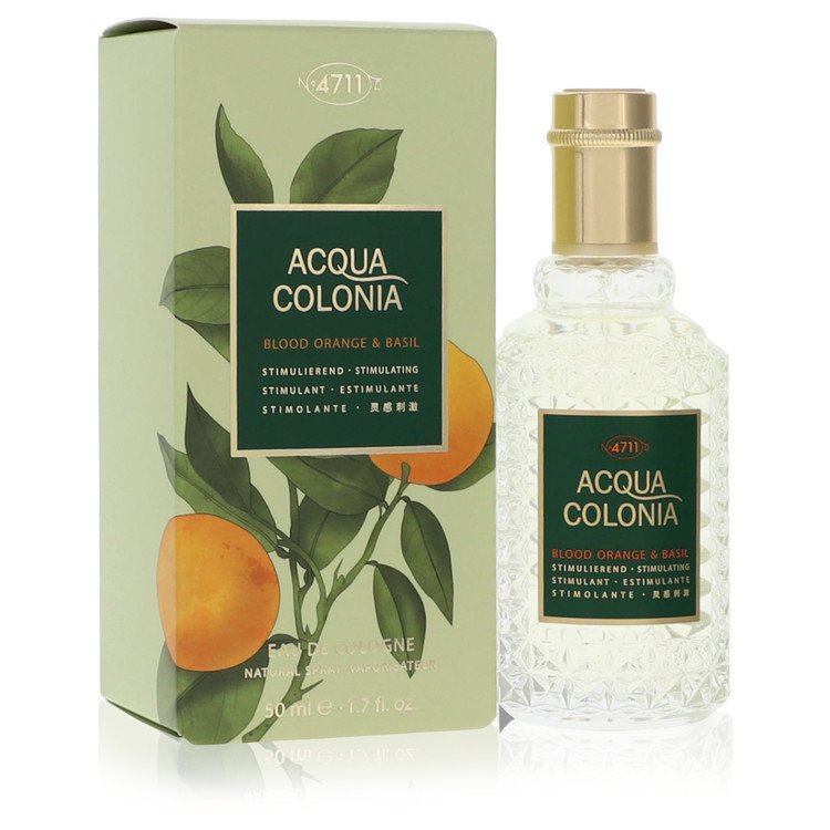 4711 Acqua Colonia Blood Orange & Basil By 4711 Eau De Cologne Spray (Unisex) 1.7 Oz (Women) - Rochan Shop