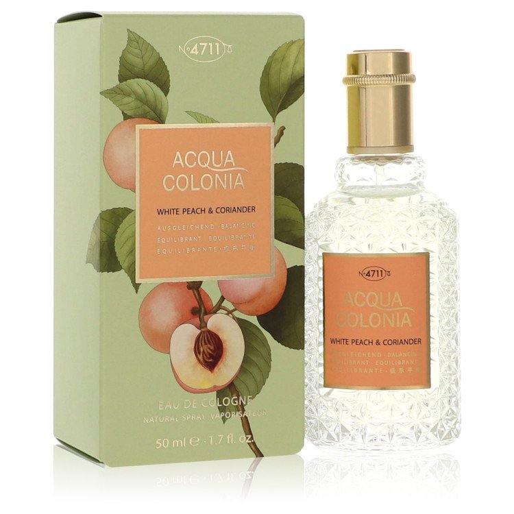 4711 Acqua Colonia White Peach & Coriander By 4711 Eau De Cologne Spray (Unisex) 1.7 Oz (Women) - Rochan Shop