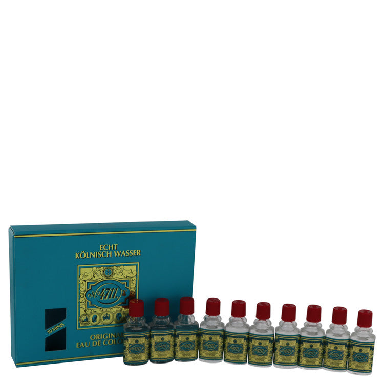4711 By 4711 Gift Set Includes Ten (10) Travel Size Eau De Cologne .10 Oz In A Gift Box (Men)