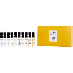 Acqua Di Parma Variety By Acqua Di Parma 10 Piece Variety With Colonia & Colonia Essenza & Colonia Pura & Arancia Di Capri & Fico Di Amalfi & Mirto Di Panarea & Yuzu & Osmanthus & Quercia & Oud And All Are Vials Spray 0.05 Oz (Women)