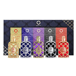 Orientica Variety By Orientica Luxury Collection With Amber Rouge & Oud Saffron & Royal Amber & Royal Bleu & Velvet Gold And All Are Eau De Parfum Spray 0.25 Oz Mini (Unisex) - Rochan Shop