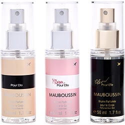 Mauboussin Variety By Mauboussin Pour Elle & Elixir Pour Elle & Rose Pour Elle And All Are Perfumed Body Mist 1.7 Oz (Women) - Rochan Shop