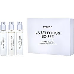 Byredo Variety By Byredo 3 Piece Set With Black Saffron & Mojave Ghost & Super Cedar And All Are Eau De Parfum Spray 0.41 Oz Mini (Unisex)