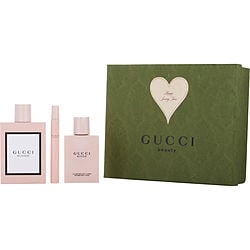 Gucci Bloom By Gucci Eau De Parfum Spray 3.3 Oz & Body Lotion 3.4 Oz & Eau De Parfum Spray 0.34 Oz Mini (Women)