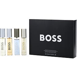 Hugo Variety By Hugo Boss 4 Piece Mens Variety With Boss The Scent Edt & Boss #6 Edp & Boss Bottled Infinite Edp & Boss #6 Edt And All Are Spray 0.33 Oz Minis (Men)