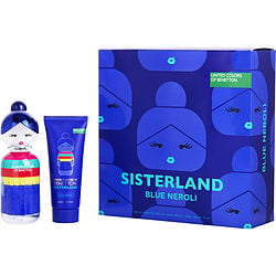 Benetton Sisterland Blue Neroli By Benetton Edt Spray 2.7 Oz & Body Milk (Women) - Rochan Shop