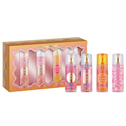 Aeropostale Variety By Aeropostale Blooming Set With Exotic Plum & Floral Passion & Flower Crown & Wild Orchid And All Are Body Mist 3.4 Oz (Women)