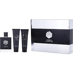 Vince Camuto Man By Vince Camuto Edt Spray 3.4 Oz & Aftershave Balm 3 Oz & Shower Gel 3 Oz (Men)