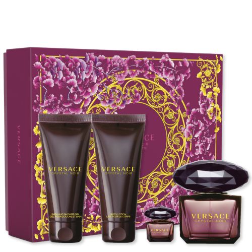 Versace Crystal Noir Eau De Toilette 4 Piece Gift Set Versace Women's Gift Sets - Rochan Shop