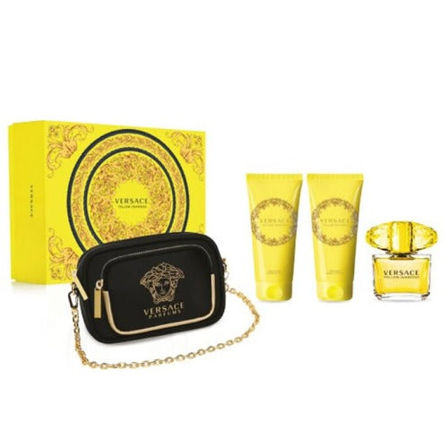 Versace Yellow Diamond 4 Piece Gift Set Versace Women's Gift Sets - Rochan Shop