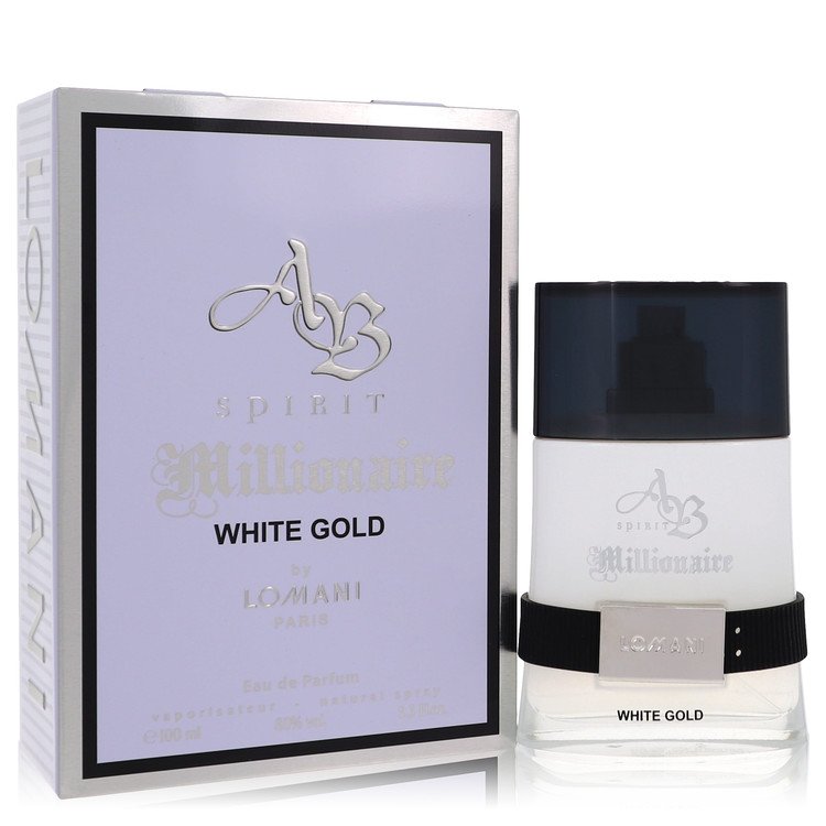 Ab Spirit Millionaire White Gold Eau De Parfum Spray By Lomani (Men) - Rochan Shop