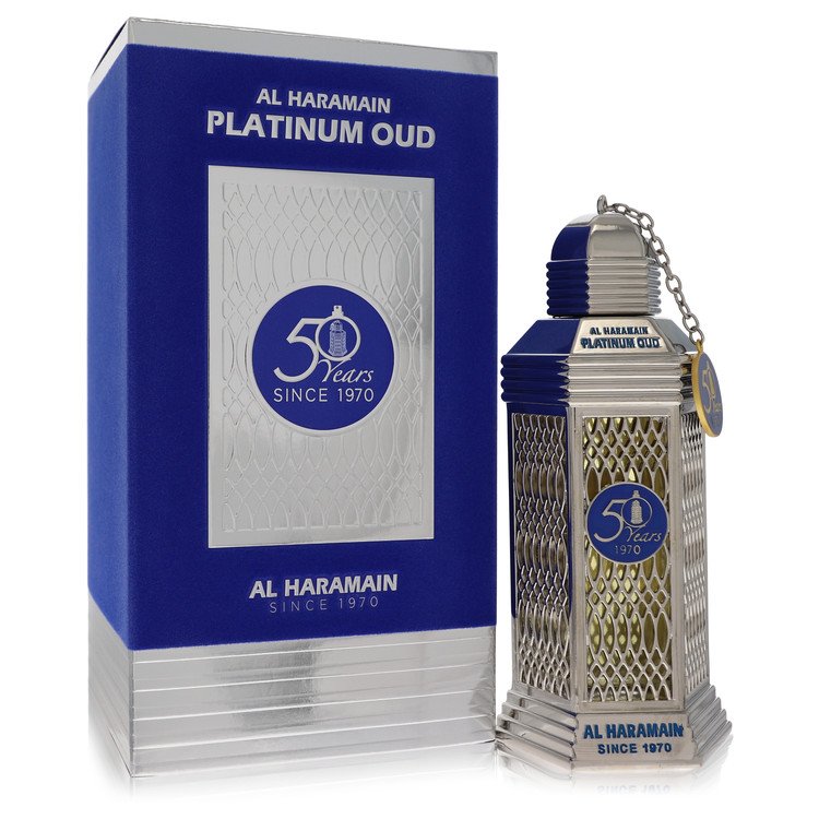 Al Haramain 50 Years Platinum Oud Eau De Parfum Spray (Unisex) By Al Haramain (Women)