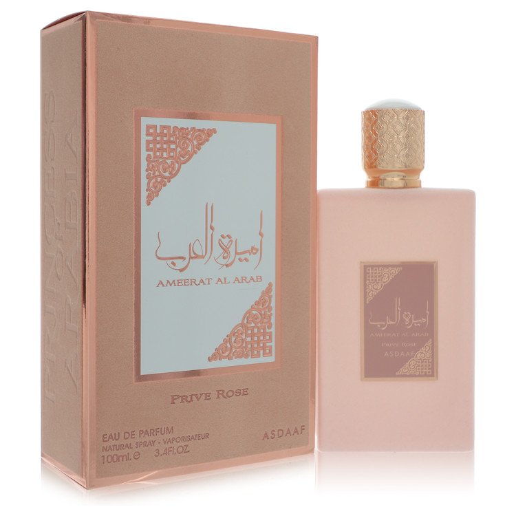 Asdaaf Ameerat Al Arab Prive Rose Eau De Parfum Spray (Unisex) By Lattafa (Women) - Rochan Shop