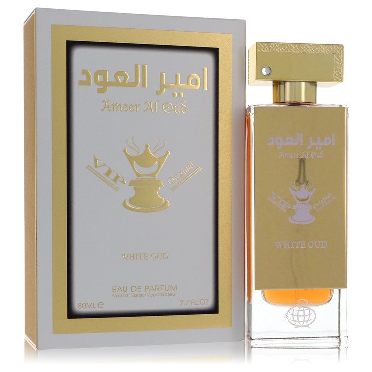 Ameer Al Oud Vip Original White Oud Eau De Parfum Spray (Unisex) By Fragrance World (Men) - Rochan Shop