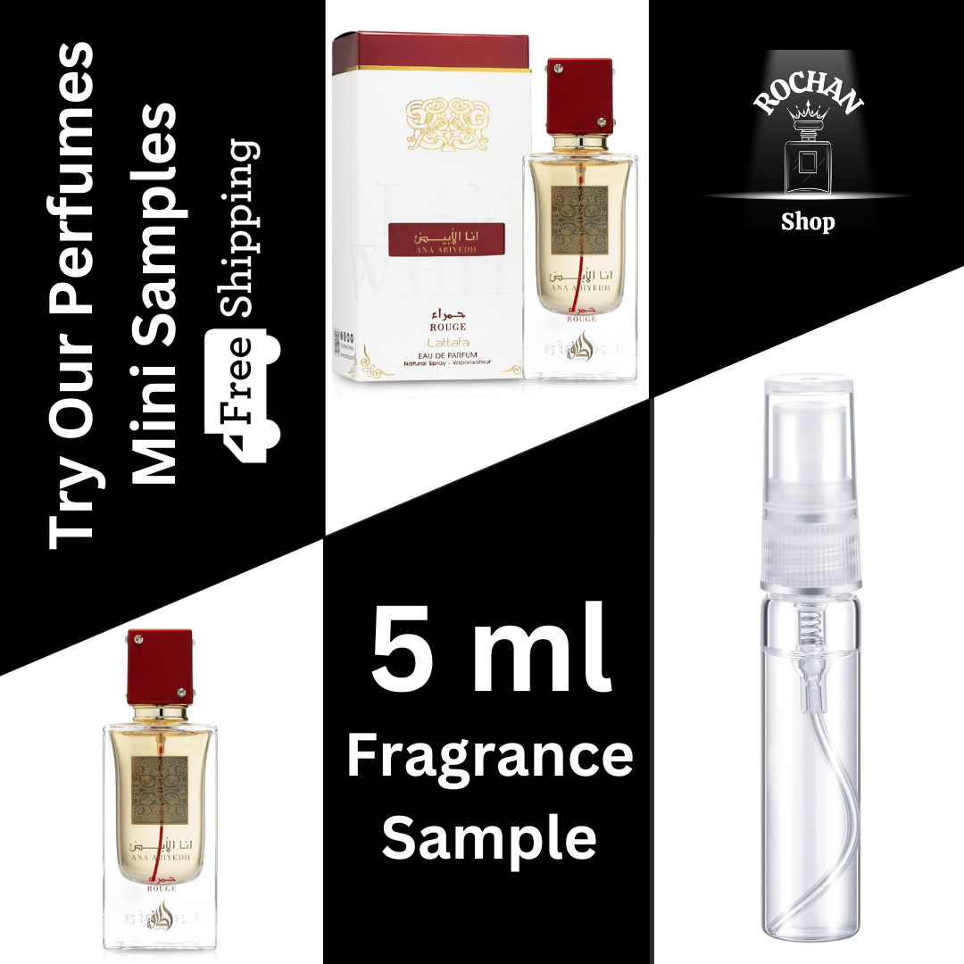 Ana Abiyedh I Am White Rouge By Lattafa Eau De Parfum Spray 5 ml Sample (Unisex)