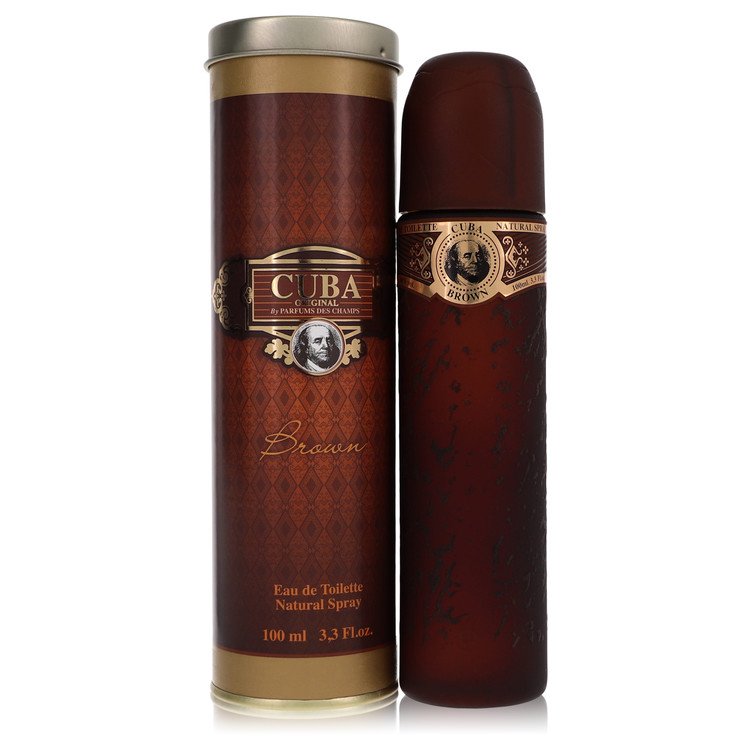 Cuba Brown Eau De Toilette Spray By Fragluxe (Men) - Rochan Shop