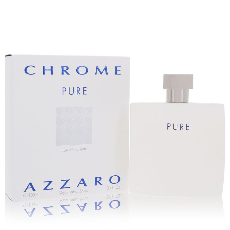 Chrome Pure Eau De Toilette Spray By Azzaro (Men) - Rochan Shop