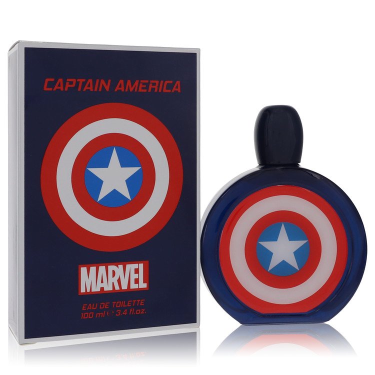 Captain America Eau De Toilette Spray By Marvel (Men)