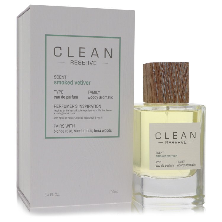 Clean Smoked Vetiver Eau De Parfum Spray By Clean (Women) - Rochan Shop