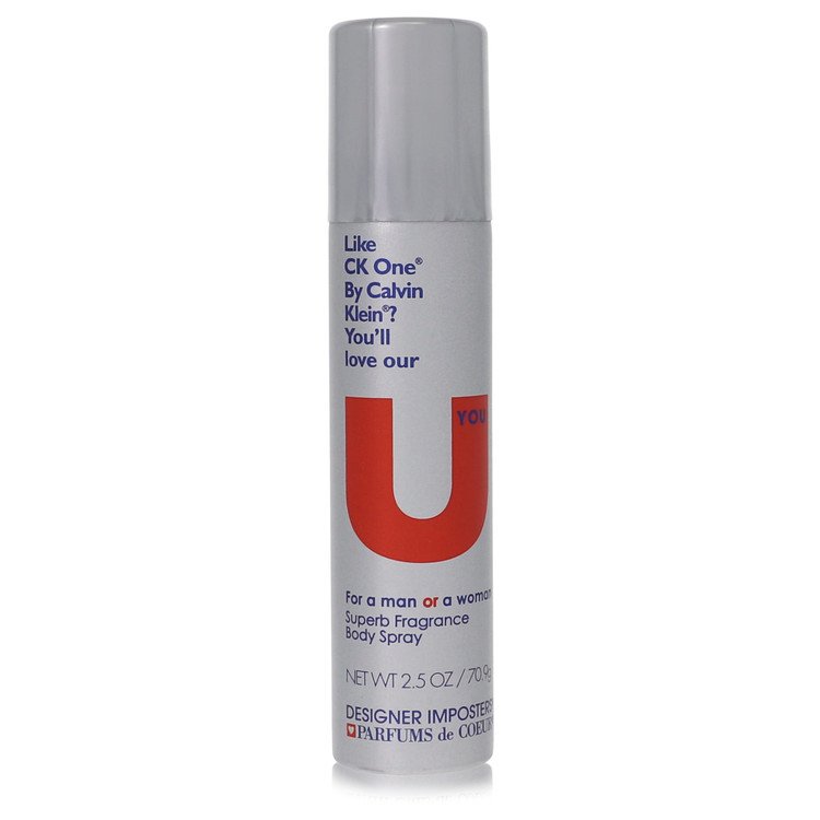 Designer Imposters U You Deodorant Body Spray (Unisex) By Parfums De Coeur (Women) - Rochan Shop