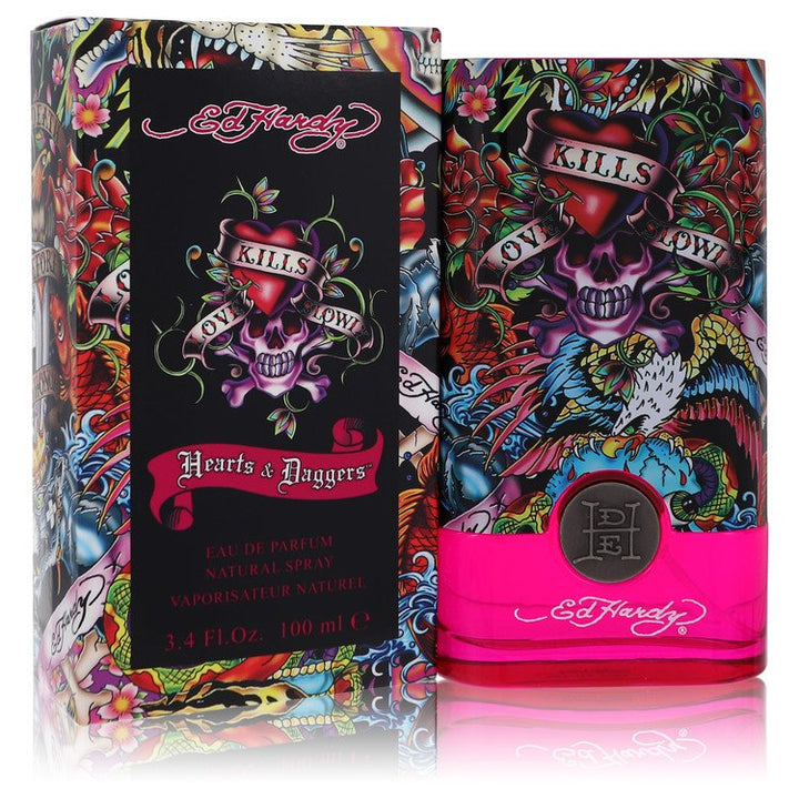 Ed Hardy Hearts & Daggers Eau De Parfum Spray By Christian Audigier (Women) - Rochan Shop