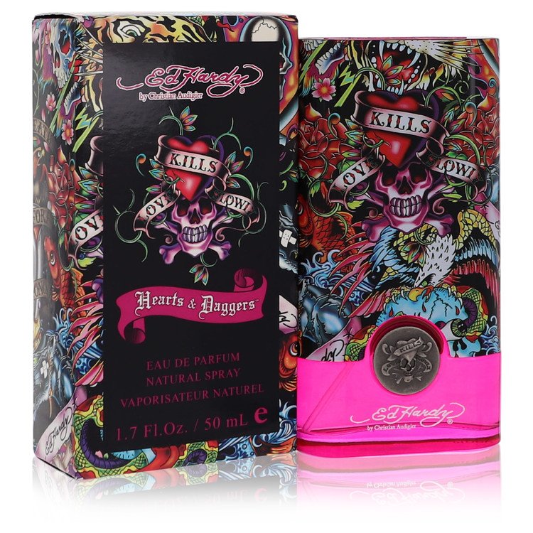 Ed Hardy Hearts & Daggers Eau De Parfum Spray By Christian Audigier (Women) - Rochan Shop