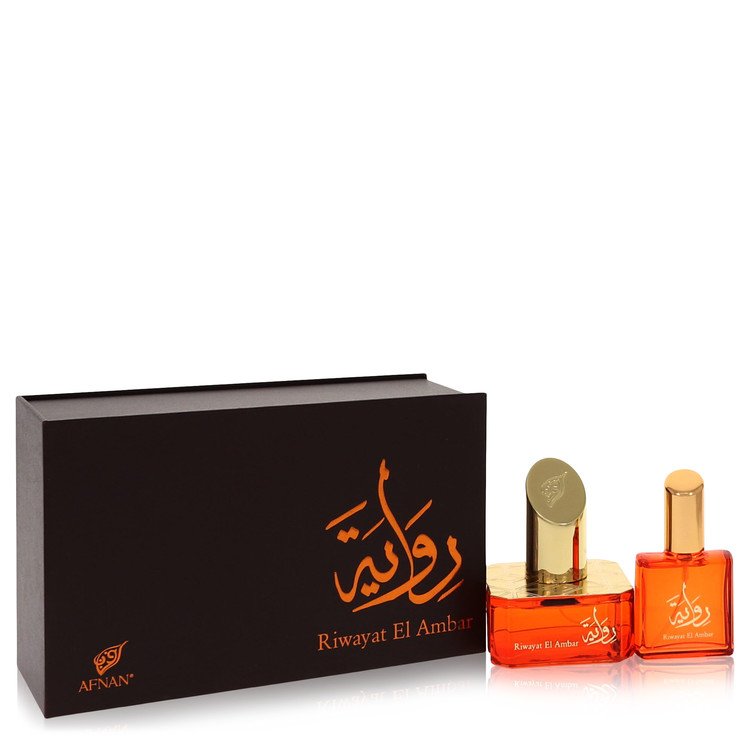 Riwayat El Ambar Eau De Parfum Spray + Free .67 Oz Travel Edp Spray By Afnan (Women) - Rochan Shop