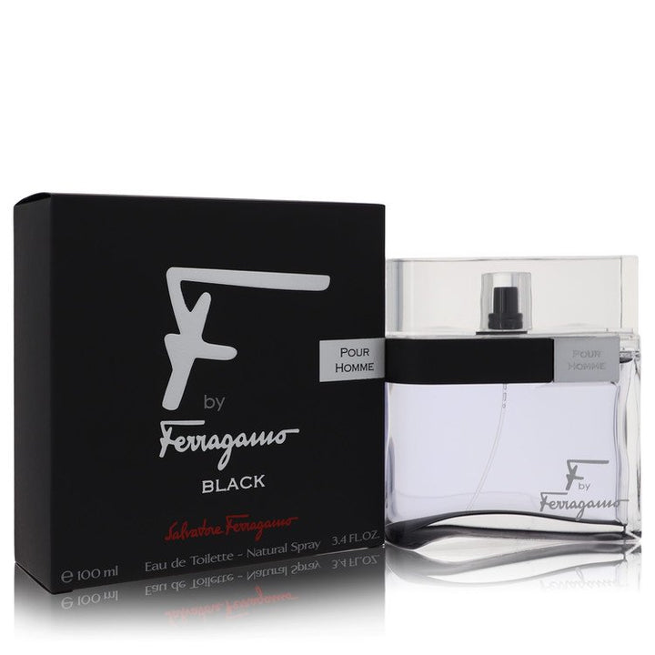 F Black Eau De Toilette Spray By Salvatore Ferragamo (Men) - Rochan Shop