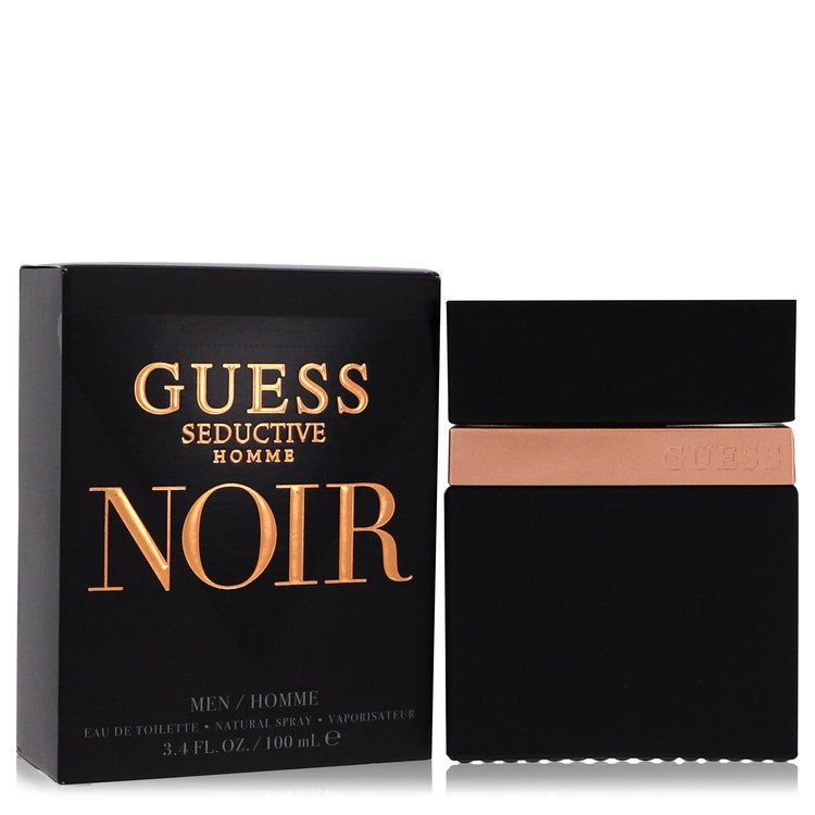 Guess Seductive Homme Noir Eau De Toilette Spray By Guess (Men) - Rochan Shop