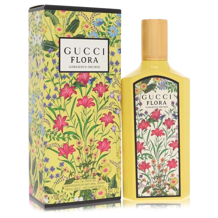 Flora Gorgeous Orchid Eau De Parfum Spray Refillable By Gucci (Women) - Rochan Shop