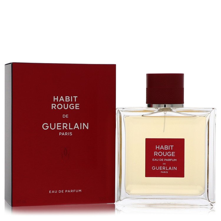 Habit Rouge Eau De Parfum Spray By Guerlain (Men) - Rochan Shop