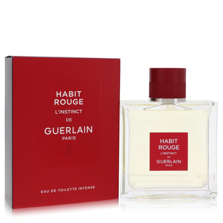 Habit Rouge L'instinct Eau De Toilette Intense Spray By Guerlain (Men) - Rochan Shop