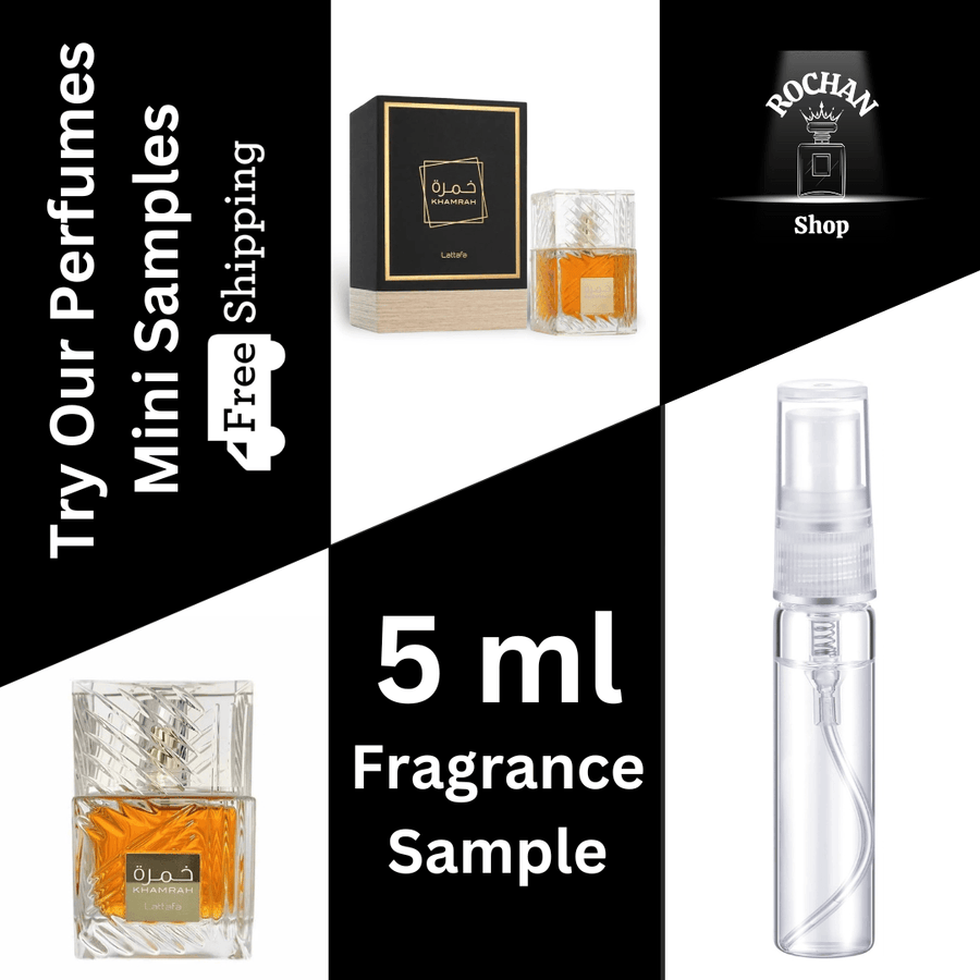 Khamrah By Lattafa Eau De Parfum Spray 5 ml Sample (Unisex) - Rochan Shop