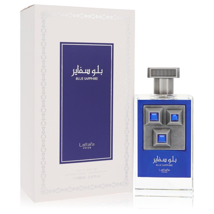 Lattafa Pride Blue Sapphire Eau De Parfum Spray (Unisex) By Lattafa (Men) - Rochan Shop