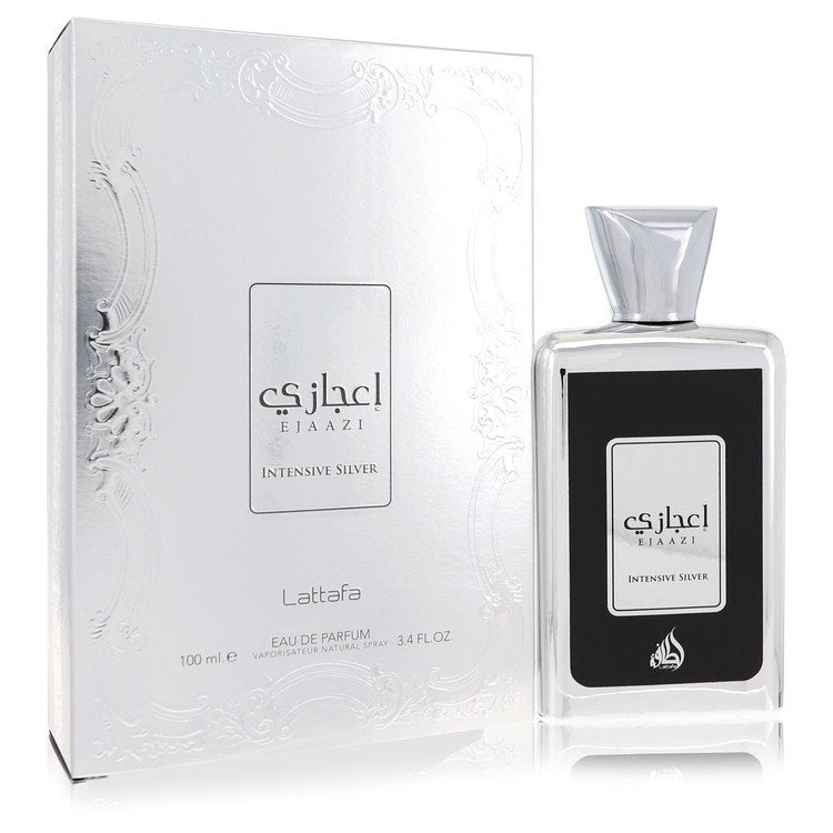 Lattafa Ejaazi Intensive Silver Eau De Parfum Spray (Unisex) By Lattafa (Women) - Rochan Shop